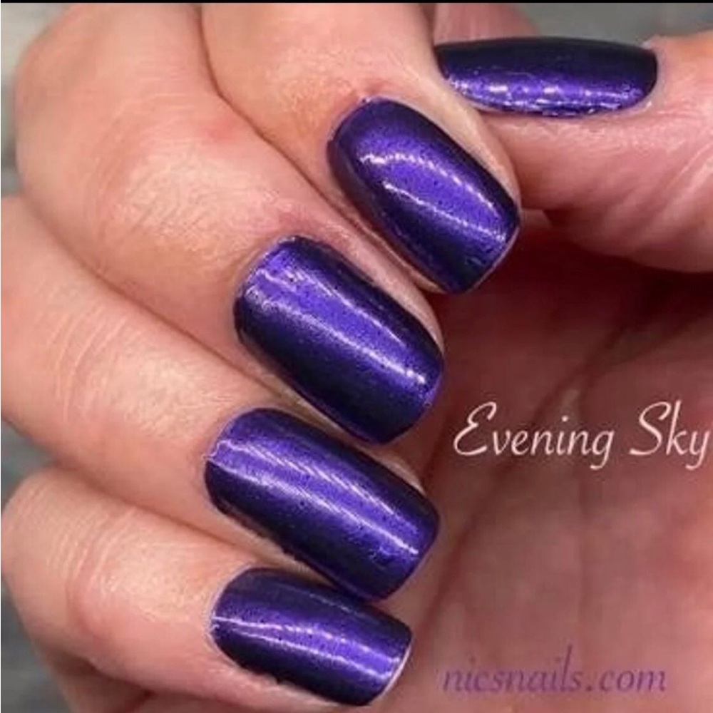 *Retired* Color Street: Evening Sky (Pedicure) | Deep Purple Pearl Shimmer - Picture 10 of 15